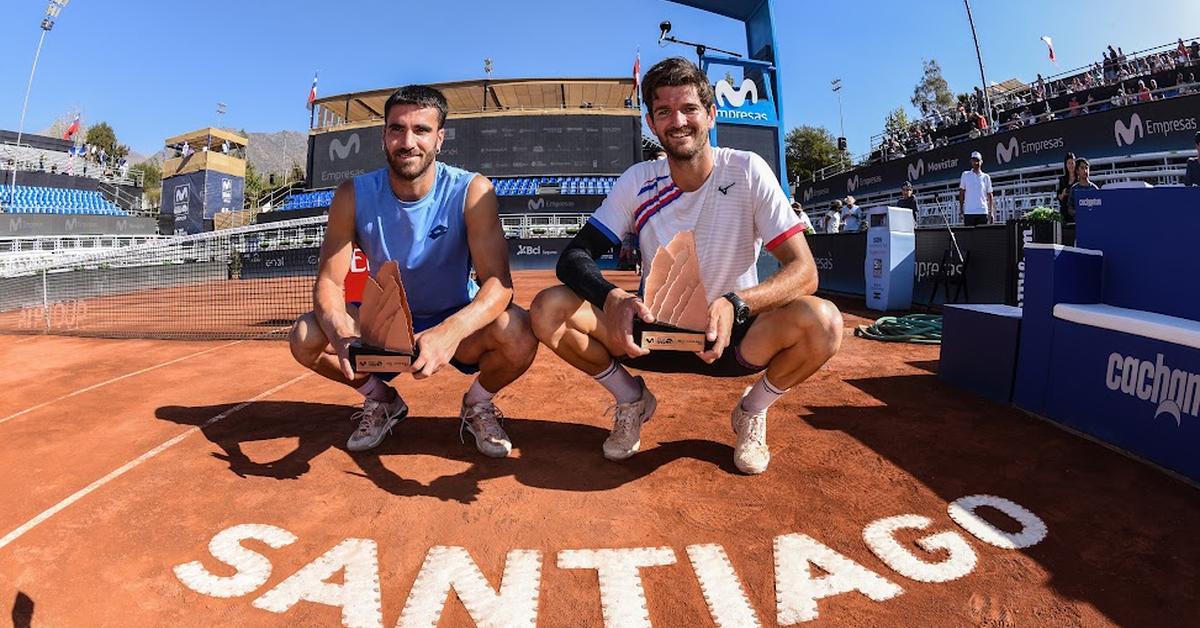 Pellegrino y Vavassori son los campeones de dobles del Movistar Chile Open 2023
